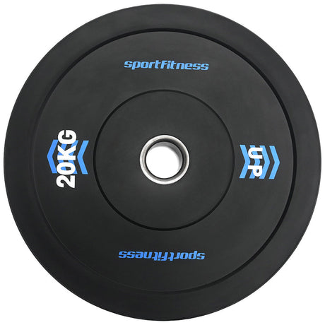 Disco Olimpico en Caucho Macizo Premium 2 Pulgadas 20 Kg 1 FabriFit Colombia Gimnasios Colombia
