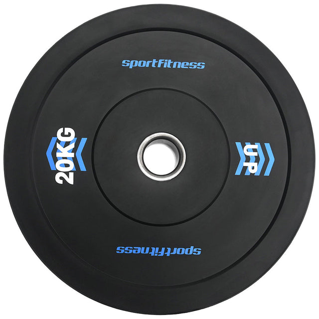 Disco Olimpico en Caucho Macizo Premium 2 Pulgadas 20 Kg 1 FabriFit Colombia Gimnasios Colombia
