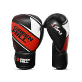 Guantes de boxeo blanco/rojo/negro 16 oz