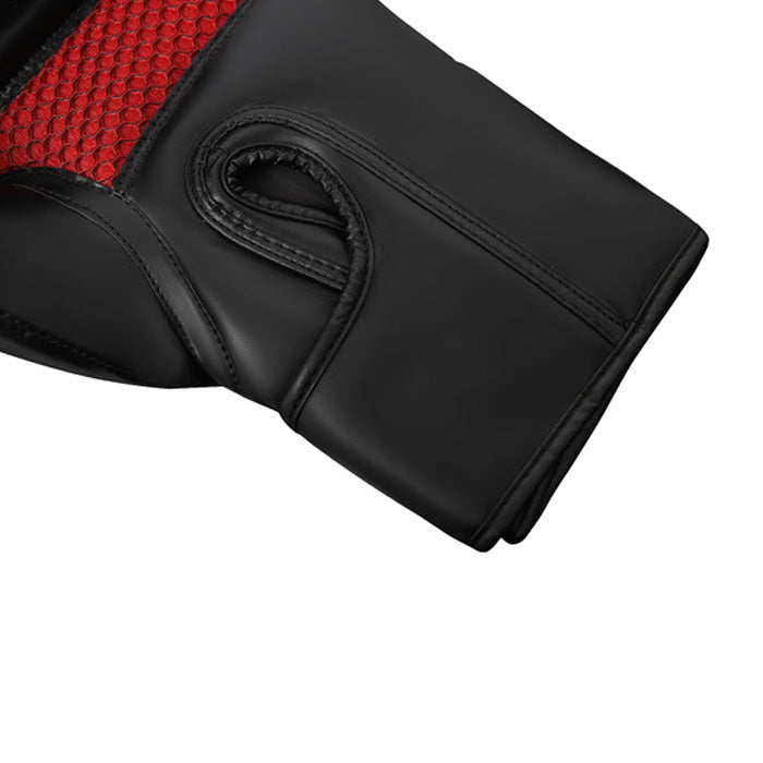 Guantes de boxeo blanco/rojo/negro 16 oz