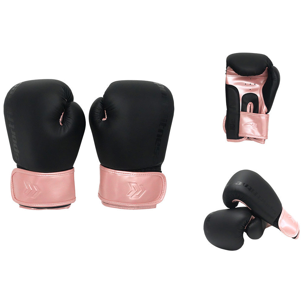 Guantes Para Boxeo Negro Rosa 4 FabriFit Colombia Gimnasios Colombia
