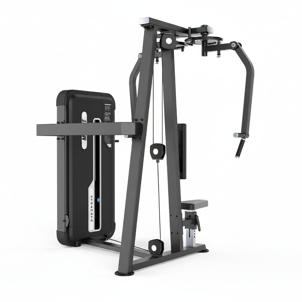 MOV-607A (U3007A) PECTORAL / DELTOIDES DOBLE FUNCIÓN (DUAL PEC FLY / REAR DELT) APPLE MOVIFIT (TORRE DE PESAS 110 KG COLOR NEGRO) REF 0905061