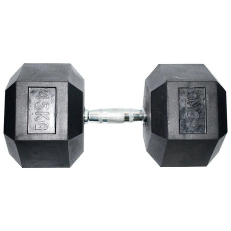 Mancuerna Hexagonal Encauchetada 6 FabriFit Colombia Gimnasios Colombia
