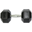 Mancuerna Hexagonal de Caucho de 20 kg 1 FabriFit Colombia Gimnasios Colombia
