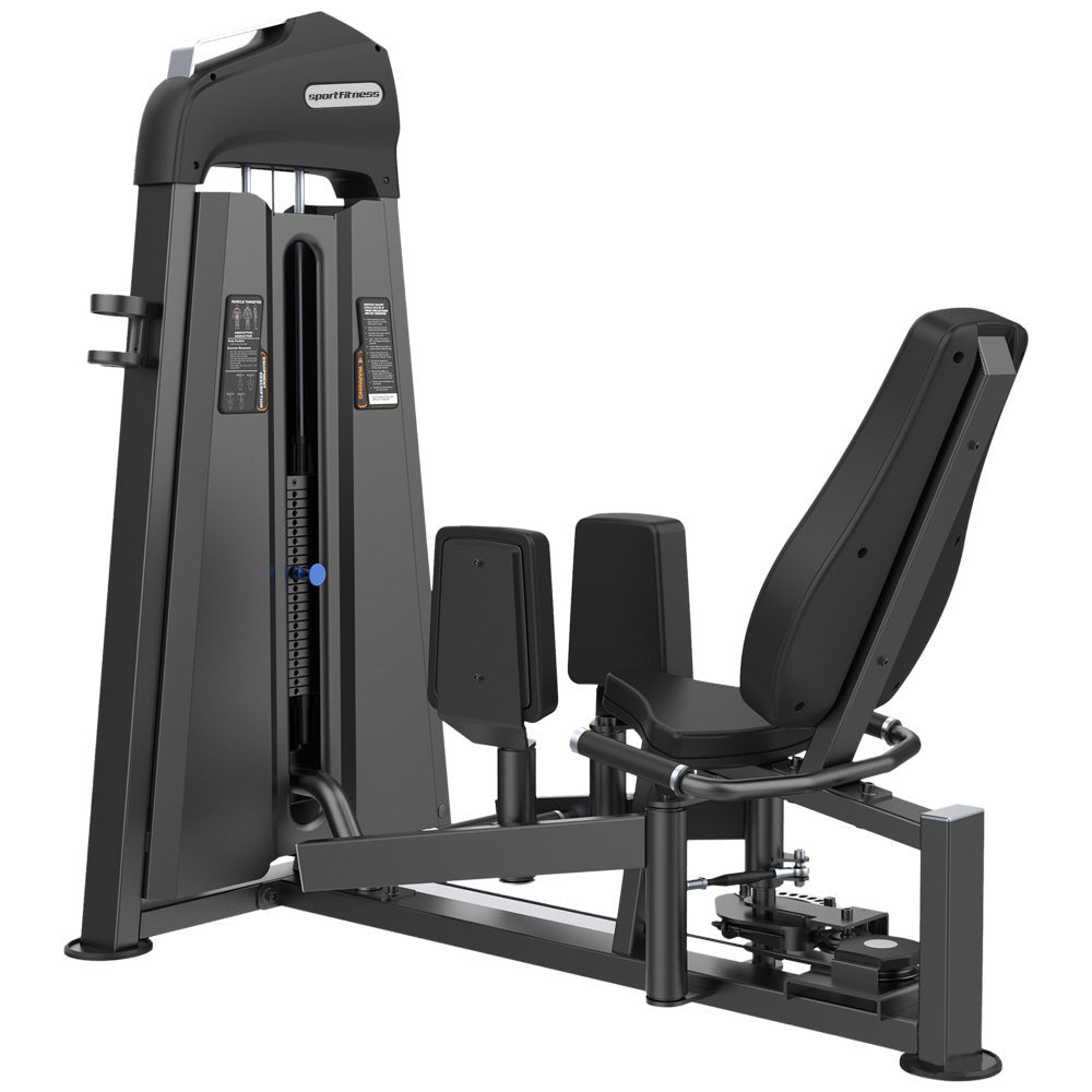 Maquina Dual de Abductor/ Aductor Profesional Selectorizaada Modelo E7018 1 FabriFit Colombia Gimnasios Colombia
