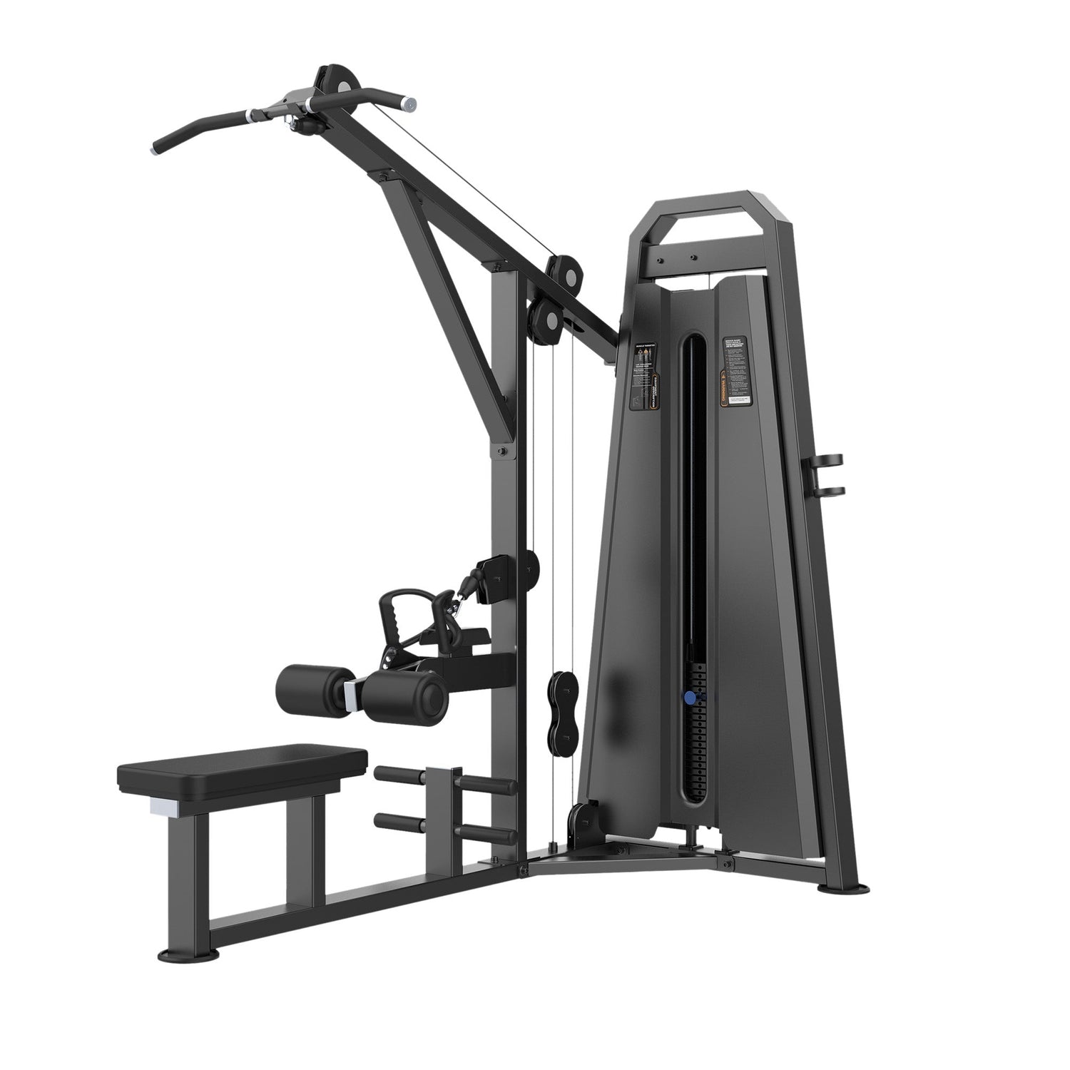 Maquina Dual de Polea Alta y Remo Sentado Profesional Modelo E7022 1 FabriFit Colombia Gimnasios Colombia
