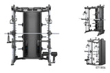 Maquina Smith Funcional y Entrenador Funcional Todo en Uno Modelo E6247 E6247JZ 1 FabriFit Colombia Gimnasios Colombia

