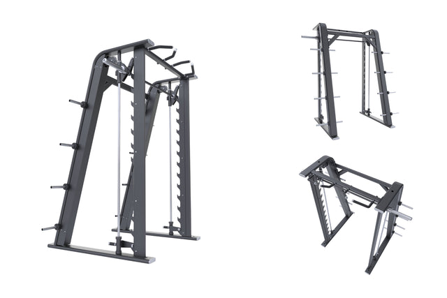 Maquina Smith Multipower con Angulo Inclinado Profesional Modelo E7063 U3063 1 FabriFit Colombia Gimnasios Colombia
