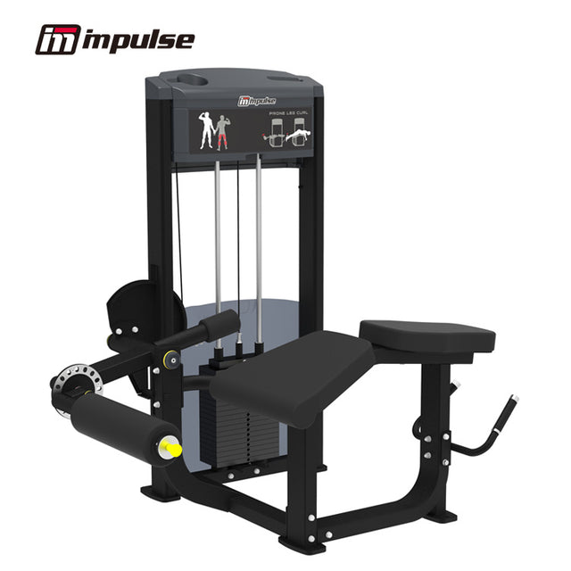 Maquina de Curl de Pierna Acostado Selectorizada Profesional Modelo IF9321 1 FabriFit Colombia Gimnasios Colombia
