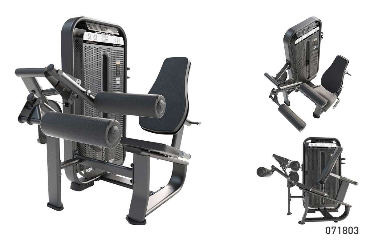 Maquina de Curl de Pierna Sentado Profesional Seated Leg Curl Modelo E7023 E7023JZ 4 FabriFit Colombia Gimnasios Colombia

