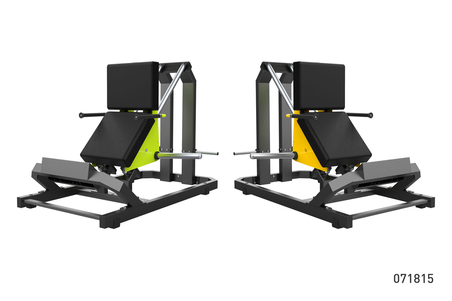 Maquina de Prensa de Pantorrilla Inclinada Profesional Seated Calf Press Modelo Y945Z D945Z 2 FabriFit Colombia Gimnasios Colombia
