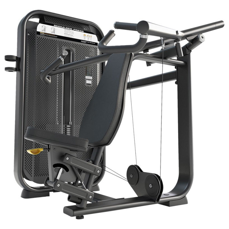 Maquina de Press de Hombros Sentado Profesional Shoulder Press Modelo E7006 E7006JZ 2 FabriFit Colombia Gimnasios Colombia
