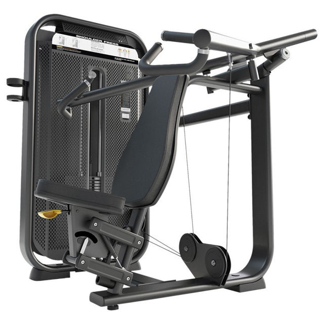 Maquina de Press de Hombros Sentado Profesional Shoulder Press Modelo E7006 E7006JZ 2 FabriFit Colombia Gimnasios Colombia
