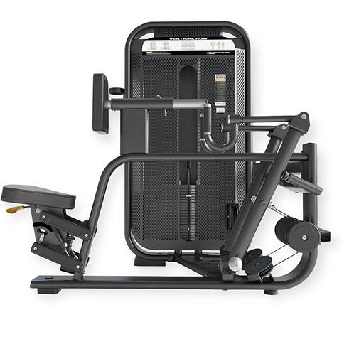 Maquina de Remo Vertical con Apoyo al Pecho Profesional Vertical Row Modelo E7034 E7034JZ 2 FabriFit Colombia Gimnasios Colombia
