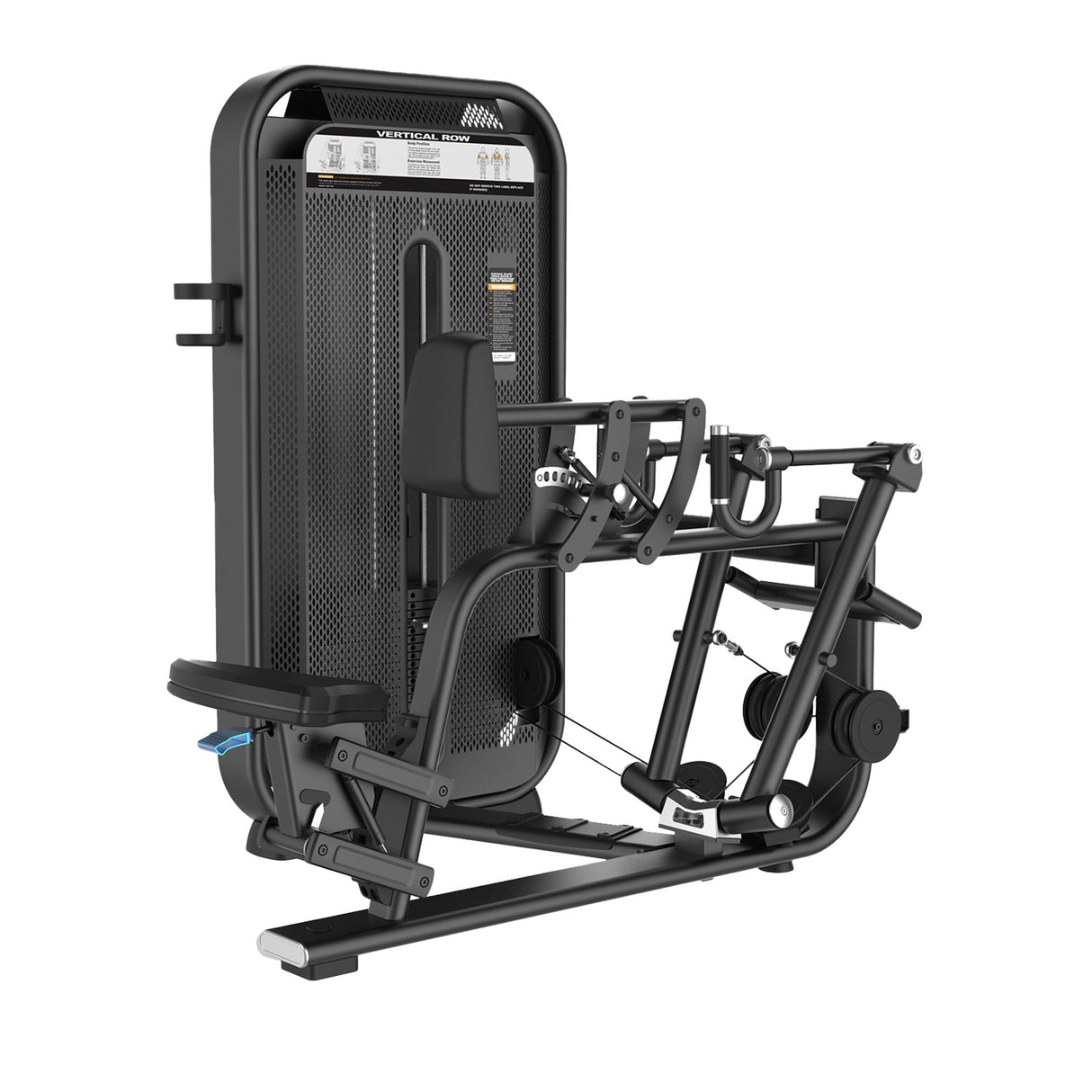 Maquina de Remo Vertical con Apoyo al Pecho Profesional Vertical Row Modelo E7034 E7034JZ 4 FabriFit Colombia Gimnasios Colombia
