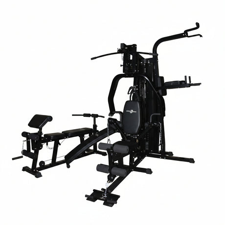 Multifuncional 150 LB con Soporte de Dominadas y Fondos 3 FabriFit Colombia Gimnasios Colombia
