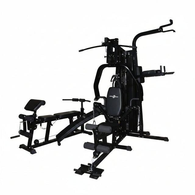 Multifuncional 150 LB con Soporte de Dominadas y Fondos 3 FabriFit Colombia Gimnasios Colombia
