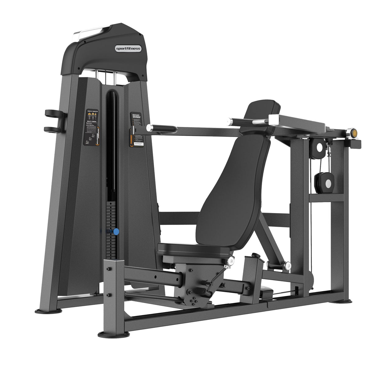  Pecho Sentado Profesional Chest Press Modelo E7008 2 FabriFit Colombia Gimnasios Colombia
