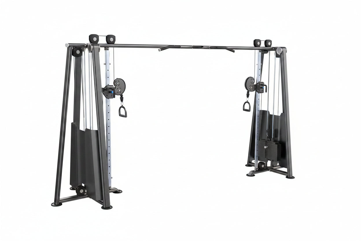 Poleas Ajustables con Cables Cruzados 1 FabriFit Colombia Gimnasios Colombia
