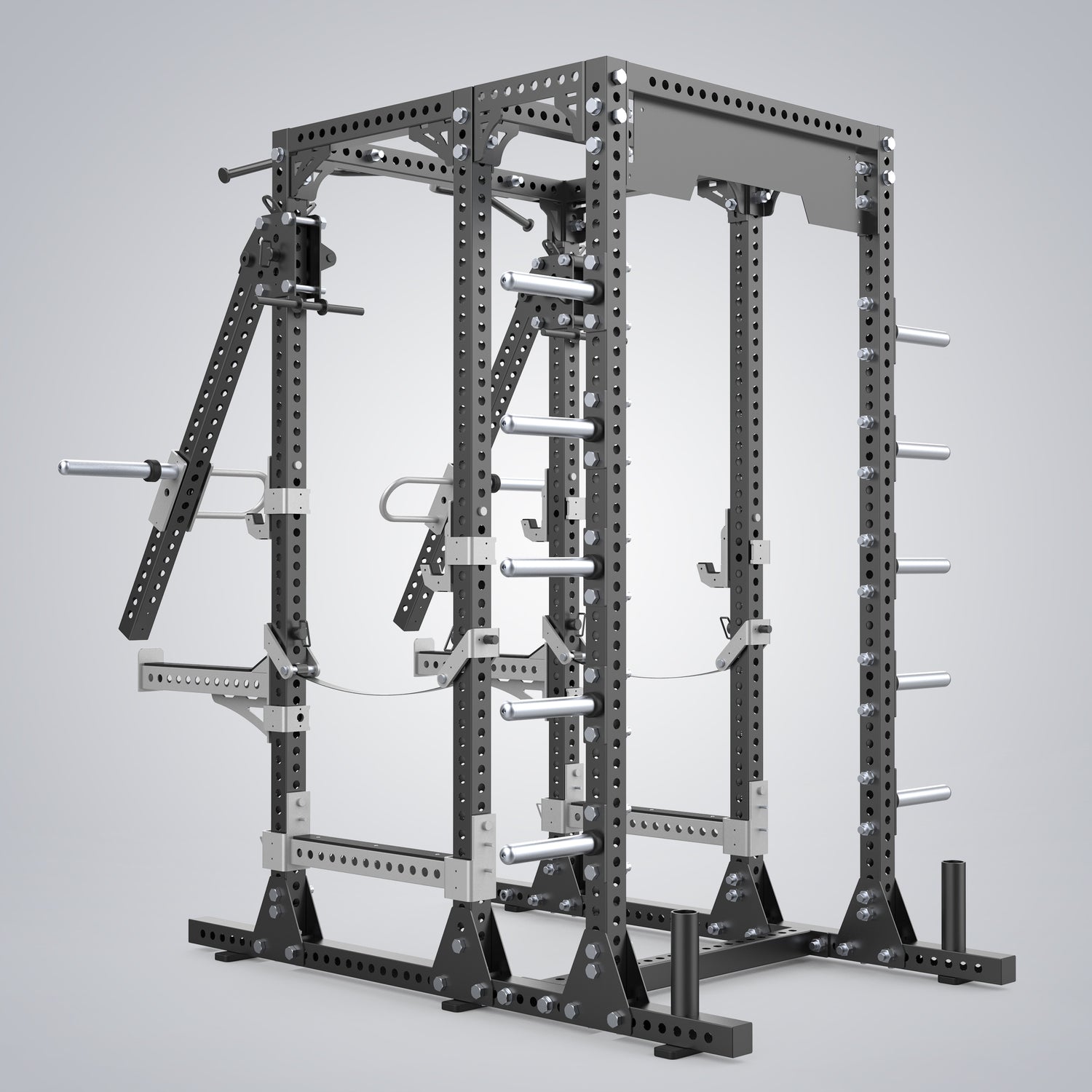 Power Rack Jaula de Potencia con Brazos de Palanca E6212B DHZ Fitness 2 FABRIFIT COLOMBIA GIMNASIOS COLOMBIA
