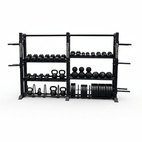 Rack De Almacenamiento Múltiple 1 FabriFit Colombia Gimnasios Colombia
