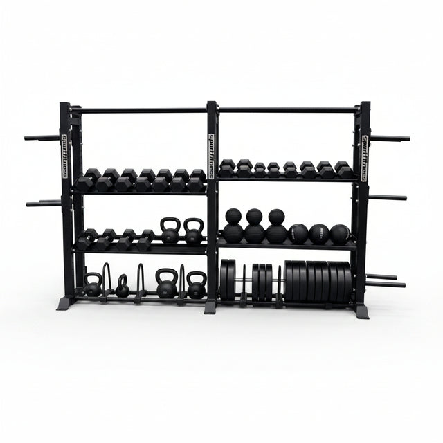 Rack De Almacenamiento Múltiple 1 FabriFit Colombia Gimnasios Colombia
