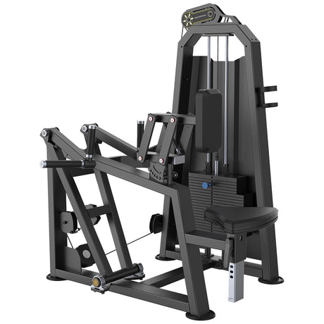 Remo Sentado con Soporte de Pecho Selectorizada Profesional 1 FabriFit Colombia Gimnasios Colombia
