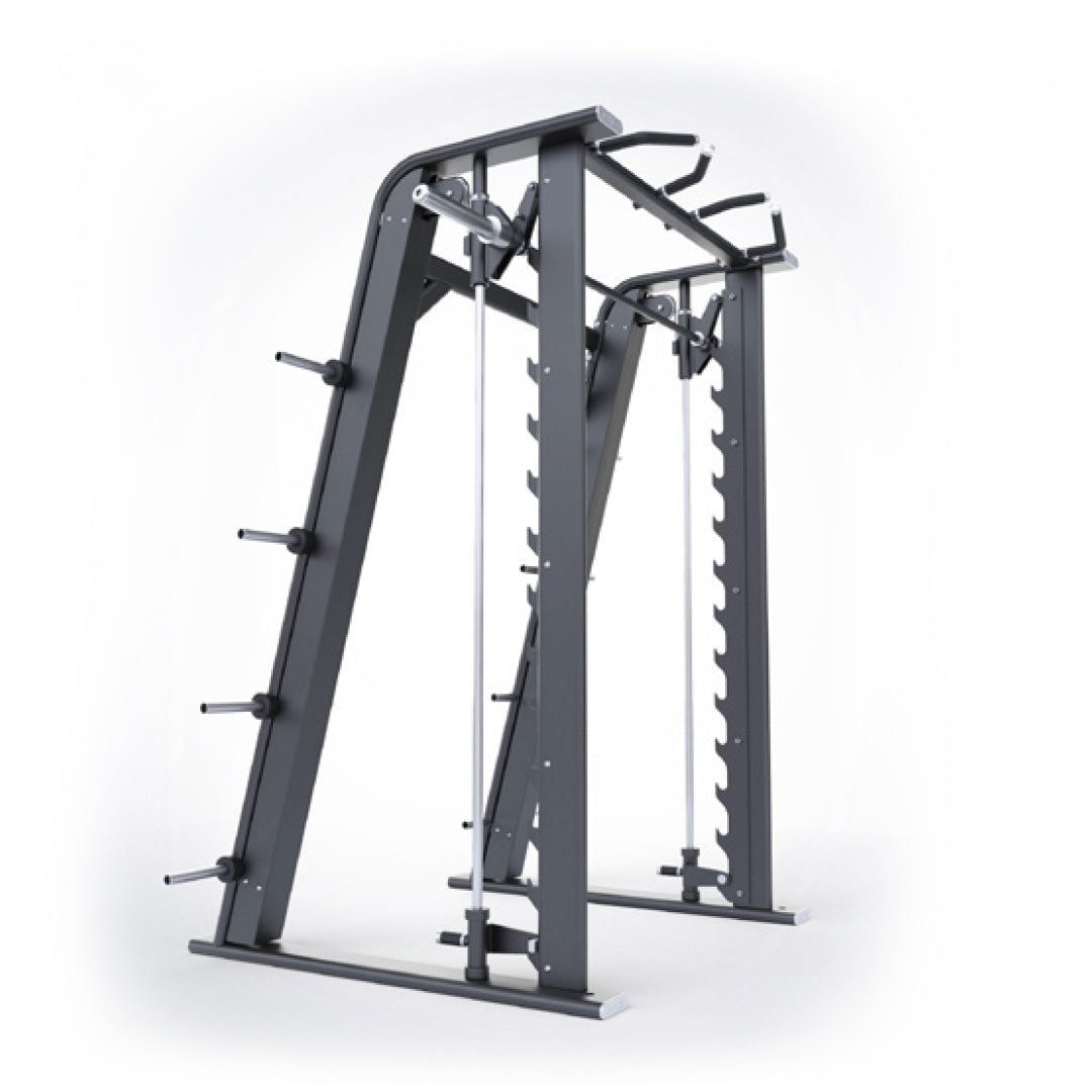 Sentadilla Con Guias Smith Machine Recorrido Total Prestige Pro Movifit 1 FabriFit Colombia Gimnasios Colombia
