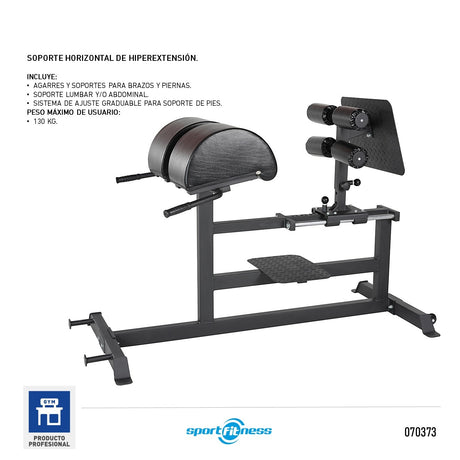 Soporte Horizontal de Hiperextension 1 FABRIFIT COLOMBIA GIMNASIOS COLOMBIA
