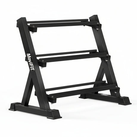 Soporte Rack para Mancuernas de 3 Niveles MoviFit 1 FabriFit Colombia Gimnasios Colombia
