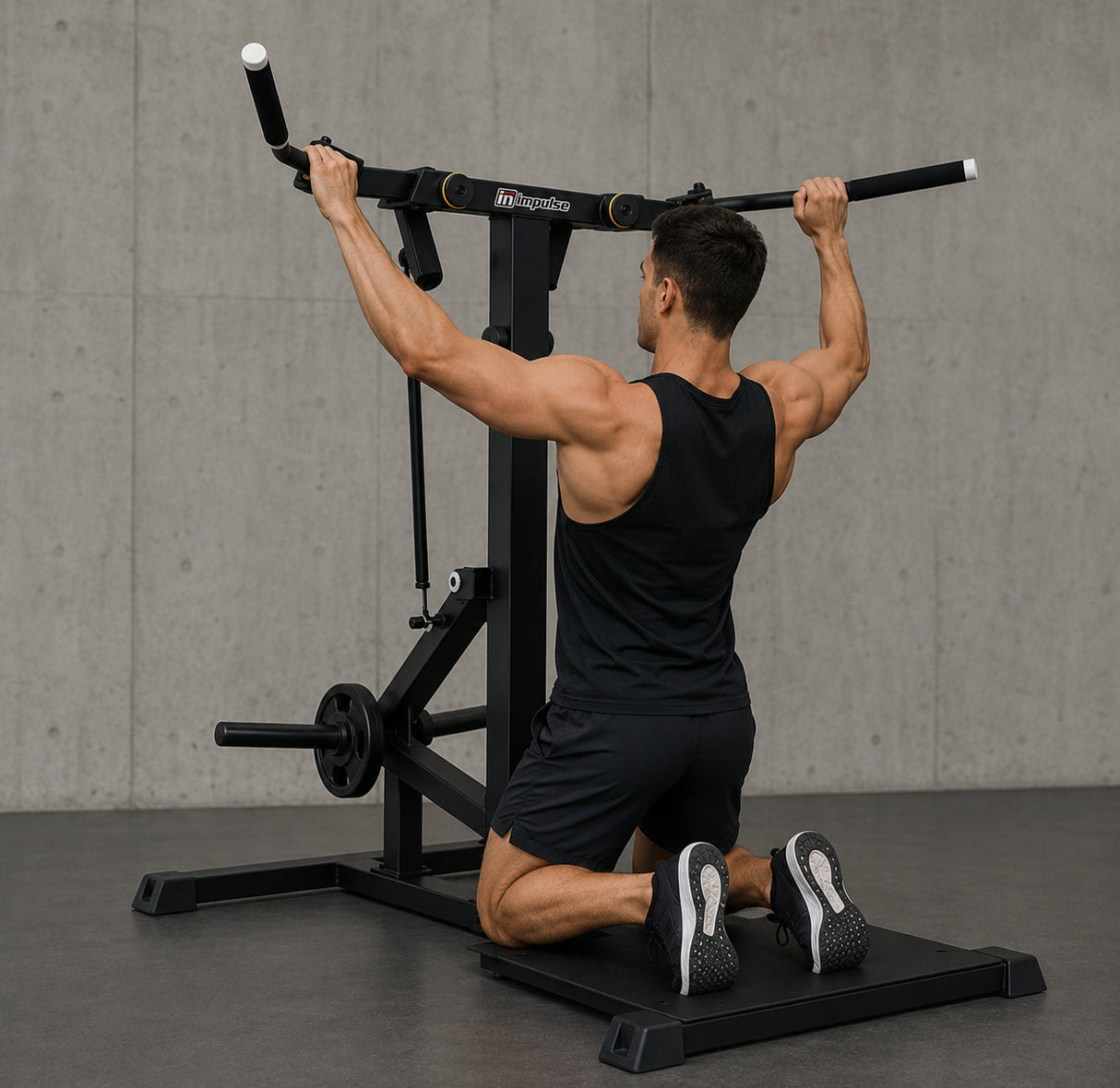 IFP1206 Vuelos pectorales de pie Carga Con Discos Impulse