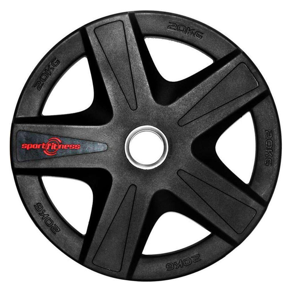 Disco Olímpico en Caucho Inyectado Premium 2”