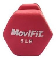 Mancuerna Hexagonal Recubierta En Neopreno Movifit 5 Lb