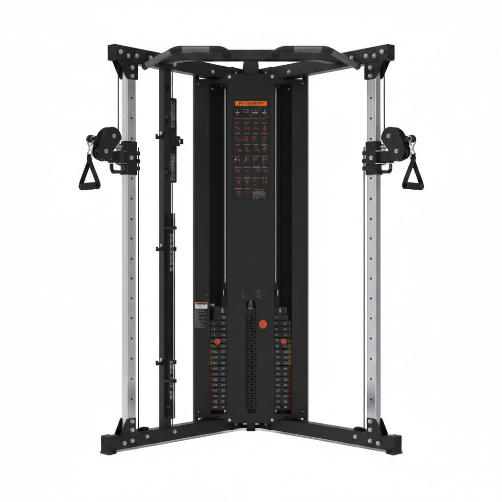 04790 POLEA DUAL / CROSSOVER COMPACTO (DUAL ADJUSTABLE PULLEY) PRIME LINE ATHLETIC® PROFESSIONAL (2 TORRES DE PESAS DE 90 KG
