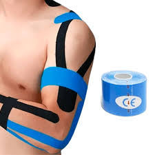 cintas kinesiologicas vendaje neuromuscular kinesio tape color azul
