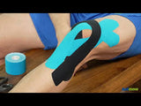 cintas kinesiologicas vendaje neuromuscular kinesio tape color azul