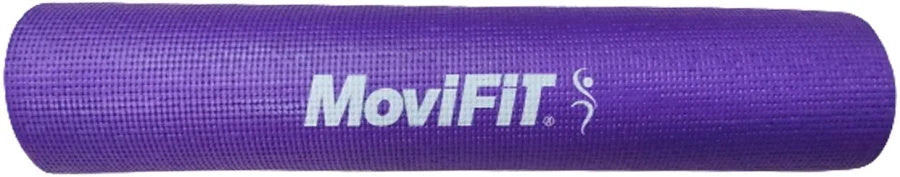 Colchoneta Tapete De Yoga/Pilates/Gimnasia De 173 Cm Con Estuche Color Morado - Movifit