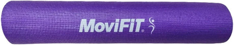 Colchoneta Tapete De Yoga/Pilates/Gimnasia De 173 Cm Con Estuche Color Morado - Movifit