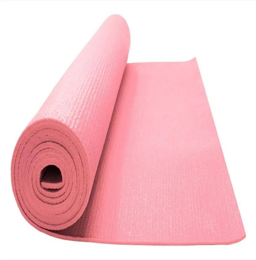 Colchoneta Yoga Mat Pilates Con Bolso De 5Mm K6 Color Rosa