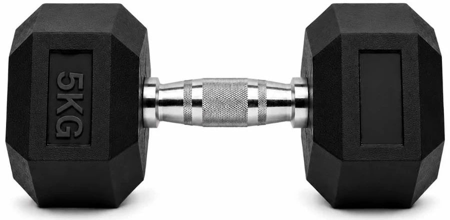 Mancuerna Hexagonal Encauchetada MoviFit 2.5 a 50 kg