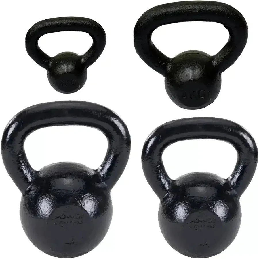 Mancuerna Rusa en Hierro Fundido Negra 4KG - 24KG Movifit