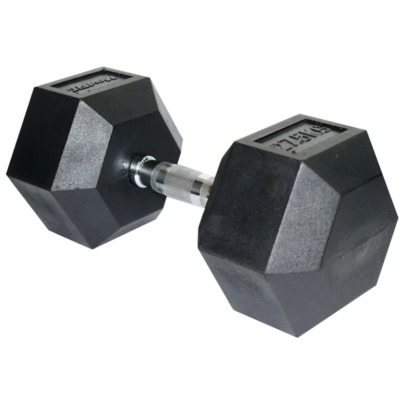 Mancuerna Hexagonal Encauchetada MoviFit 2.5 a 50 kg