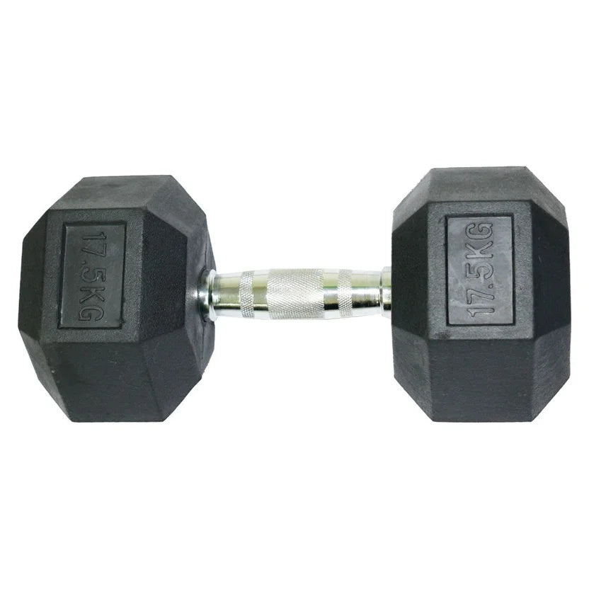 Mancuerna Hexagonal Encauchetada MoviFit 2.5 a 50 kg