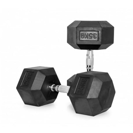 Mancuerna Hexagonal Encauchetada MoviFit 2.5 a 50 kg