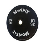 Disco Olimpico En Caucho De 10LBS-35LBS Buje En Acero
