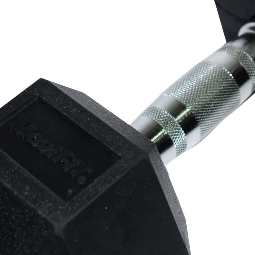 Mancuerna Hexagonal Encauchetada MoviFit 2.5 a 50 kg