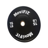 Disco Olimpico En Caucho De 10LBS-35LBS Buje En Acero